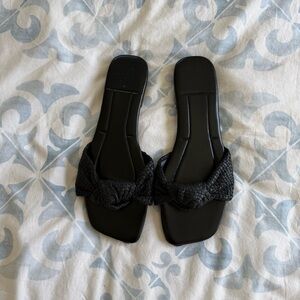 Marc Fisher Black slide sandals - 9.5